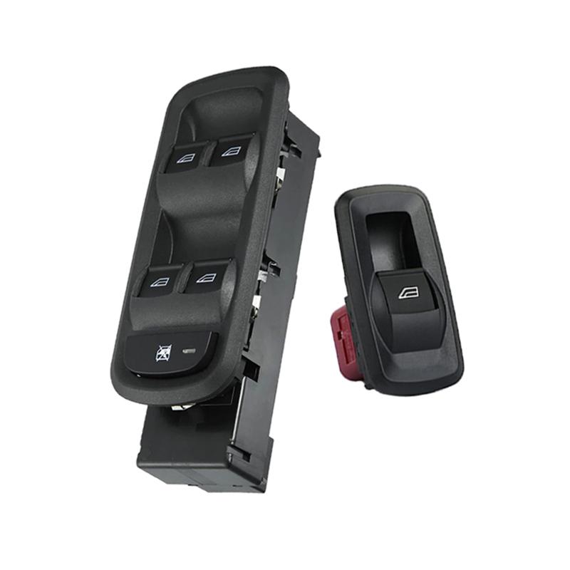 Electric Power Window Control Switch Button 8A6T-14A132-CC 8A6T-14529-AA For Ford Fiesta MK6 2008-2015 Master & Single Switch