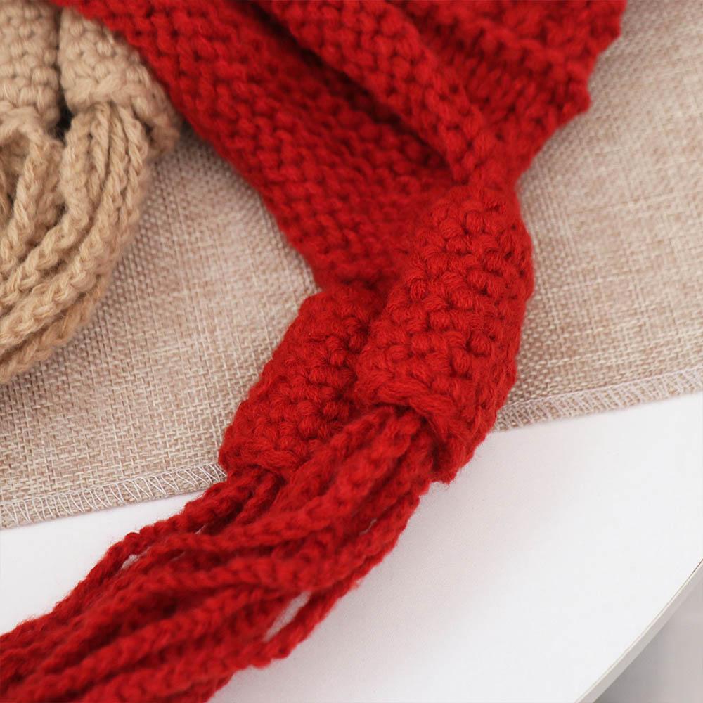 Keep Warm Crochet Lei Feng Hat Harajuku Designed Pullover Hat Kawaii Ear Protection Hat  Outdoor