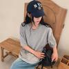 New Arrivals Open Run Women Loose FiT ShorT Sleeve T shirT Rayon Spandex Solid