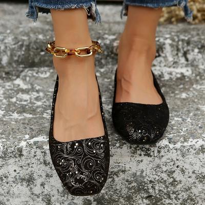 Dames Slip-on Vrijetijds Comfortabele Schoenen met Zachte Zool Buiten Borduurwerk Mode Ademende Schoenen Dames Lucht Lage Casual Schoenen