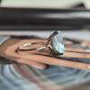 Silver Ring with Topaz, Item Weight 5.1 G (2199335)