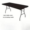 Stretchable Polyester Tablecloth, Wrinkle-Resistant and Washable, For Parties, Banquets, Picnics, Wedding Decorations