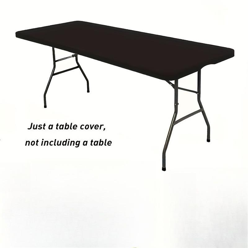 Stretchable Polyester Tablecloth, Wrinkle-Resistant and Washable, For Parties, Banquets, Picnics, Wedding Decorations