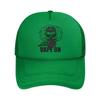 Skull with Vape Pen  On Logo Art Mesh Baseball Cap