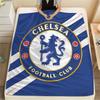 1PC Chelsea F Patterned Flannel Blanket Suitable For All Seasons for Home Decor Warmth and Comfort Gifts Holiday Present