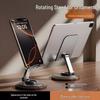 2025 Walnut & Metal Foldable Phone Holder for Desktop - Adjustable, Portable, Perfect for Streaming & Video Watching