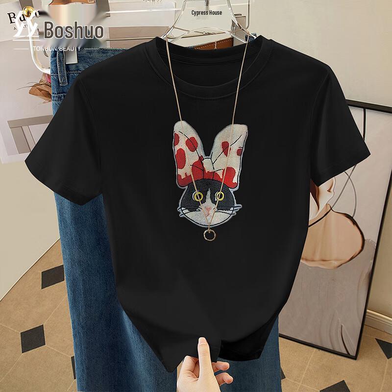 Women s Printed Loose Fit T-Shirt S