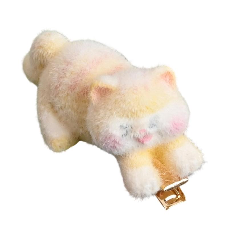A52E Elegant Face Hair Accessory Comfortable Hairpiece Cartoon Hair Clip