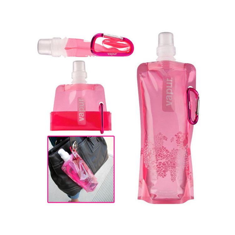 500ml Portable Ultralight Collapsible Water Bottle Outdoor Sport Supplies Hiking Running Camping Travel Soft Flask Water Bag