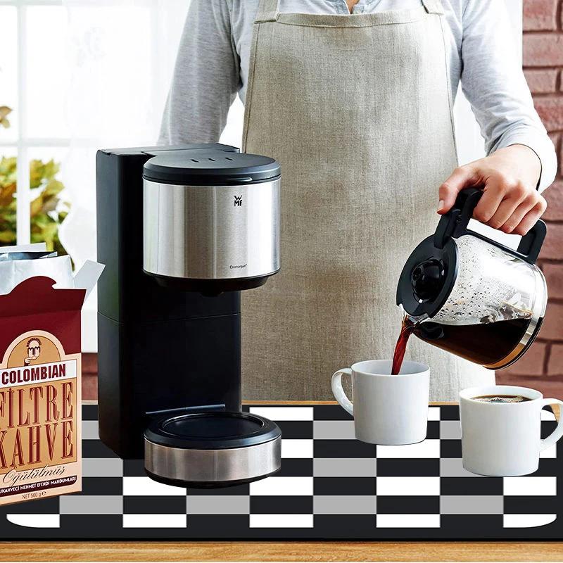 Matten Kaffee Super Saugfähig Abflussmatte Küche Badezimmer Wasserhahn Arbeitsplatte Saugfähige Matte Kaffeemaschine Glas Bar Matte Gummi