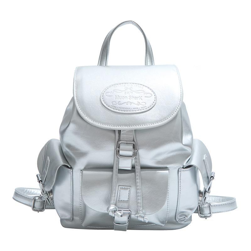 Backpack Bag Women's New Trendy Fashion College Style Backpack Versatile Large Capacity Bucket Bag Travel Bag