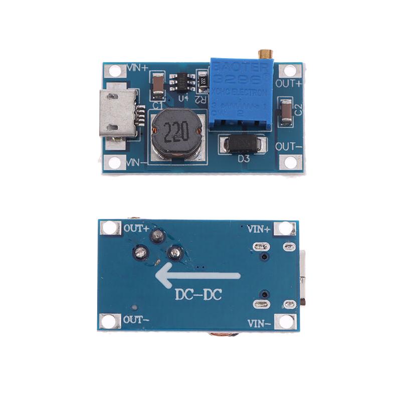 1Pc Dc To Dc Step Up Converter Boost Converter Power Module Mt3608 Mico Type-C Interface Supply Module Dc Voltage Regulator