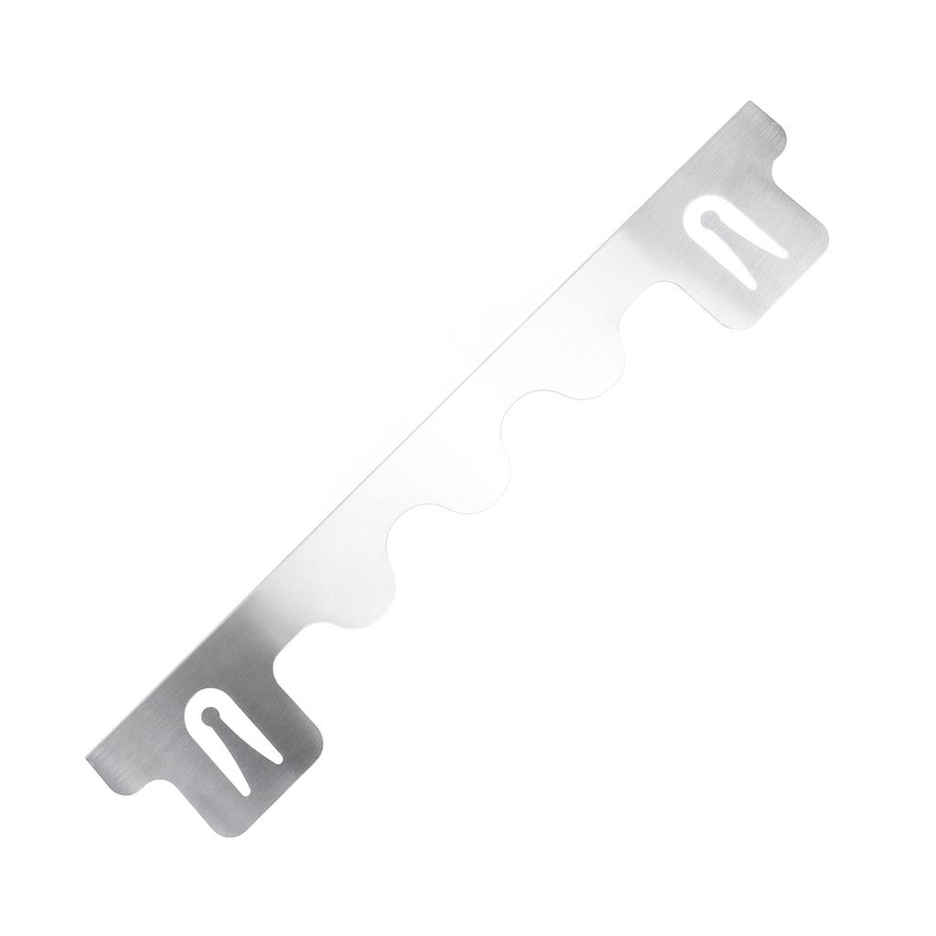 2 szt. Nakładka na szczelinę kuchenki Stal nierdzewna Łatwa do czyszczenia Wypełniacz szczeliny blatu Srebrny 59,5 cm