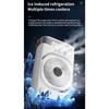 Rechargeable Air Conditioning Portable Desktop Cooling Fan with 3 Speed Suitable for Office and Bedroom Dormitory