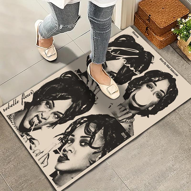 Rihanna Carpet Rug for Living Room Bedroom Home Sofa Decoration,Kids play Nonslip Floor Mat