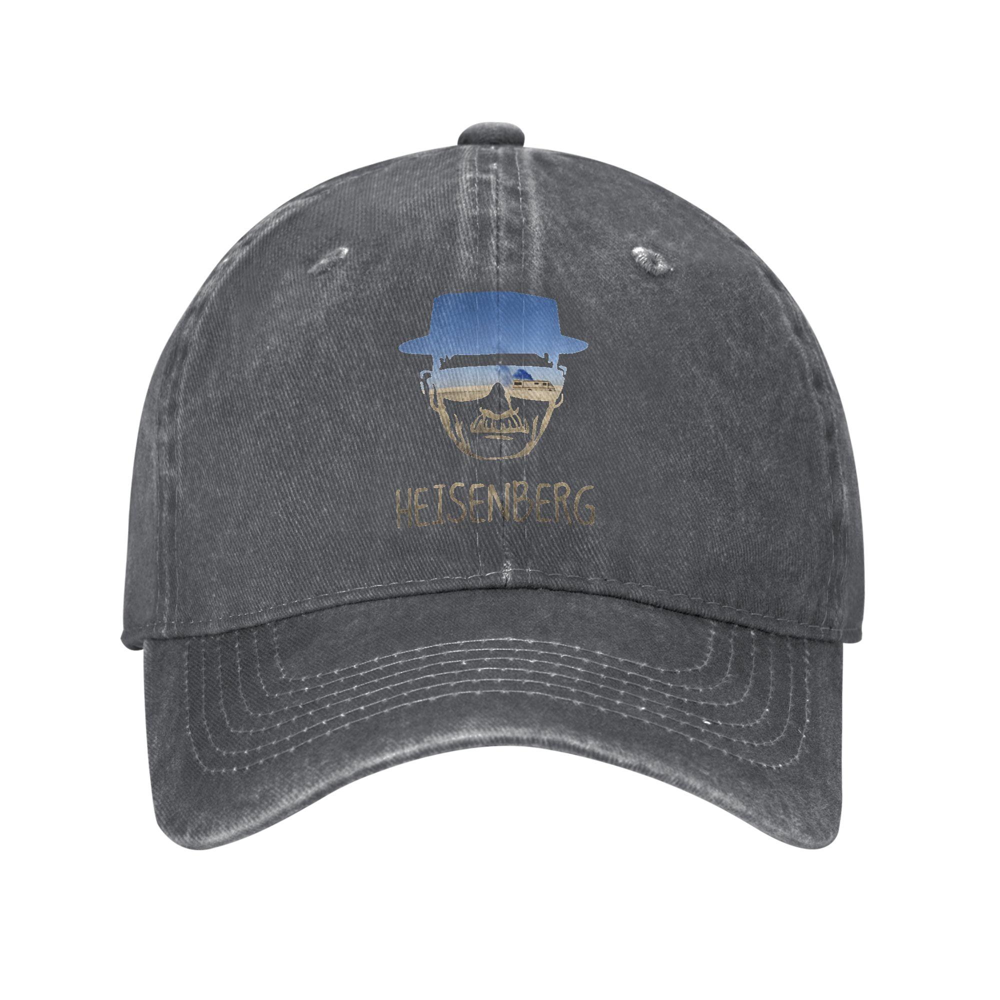 

Summer Heisenberg Baseball Cap Sun Breaking Bad Dropshipping Print Washed Hip Hop Hats Couple Women Trendy Hiking Fishing Cap One Size темно серый