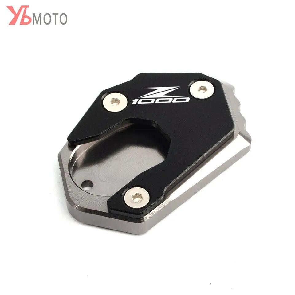 Fashion Motorcycle Side Stand Enlarger Plate Pad Kickstand Extension For KAWASAKI Z1000 2010- Z1000SX NINJA 1000 2011-2016