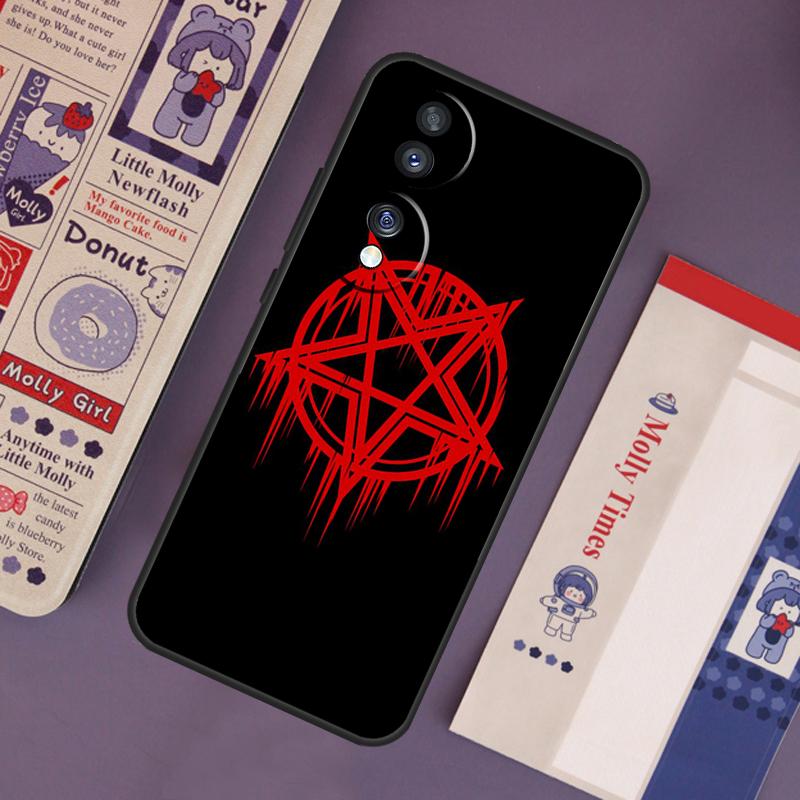 Gothic Satanic Pentagram Case For Honor 90 50 70 Lite X9c X8a X8b X9b X9a X8 X9 Honor 200 Pro Magic 5 6 7 Lite Cover