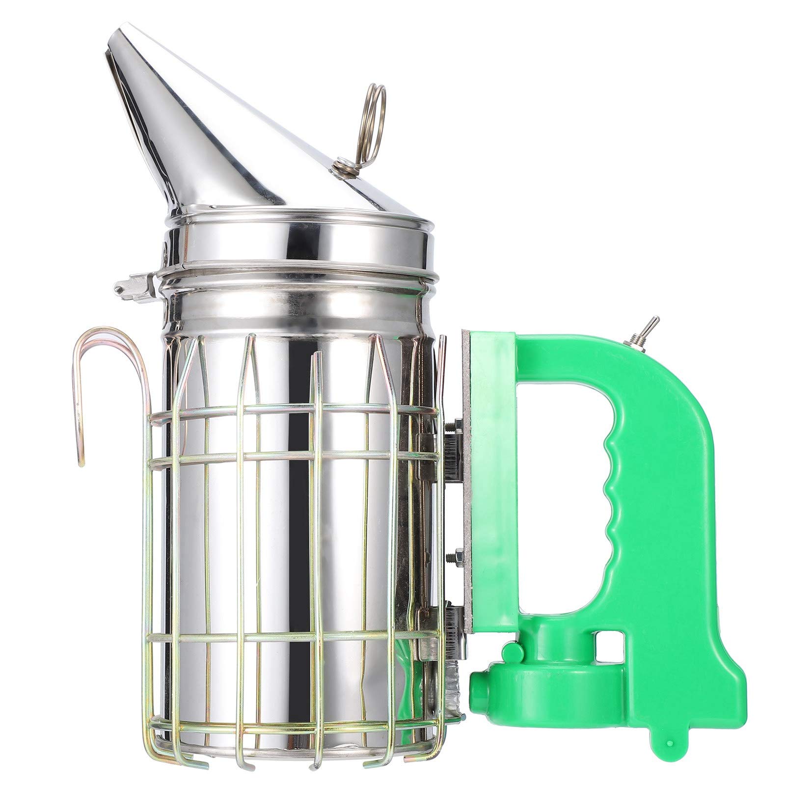 

xuuyuu Дымогар Распылитель Электрический Дымогар Пчела Вибрационный Дымогар Из Нержавеющей Стали Безопасный Дымарь Пчеловодческие Принадлежности Инструменты Пчеловодства для Начинающих и Опытных