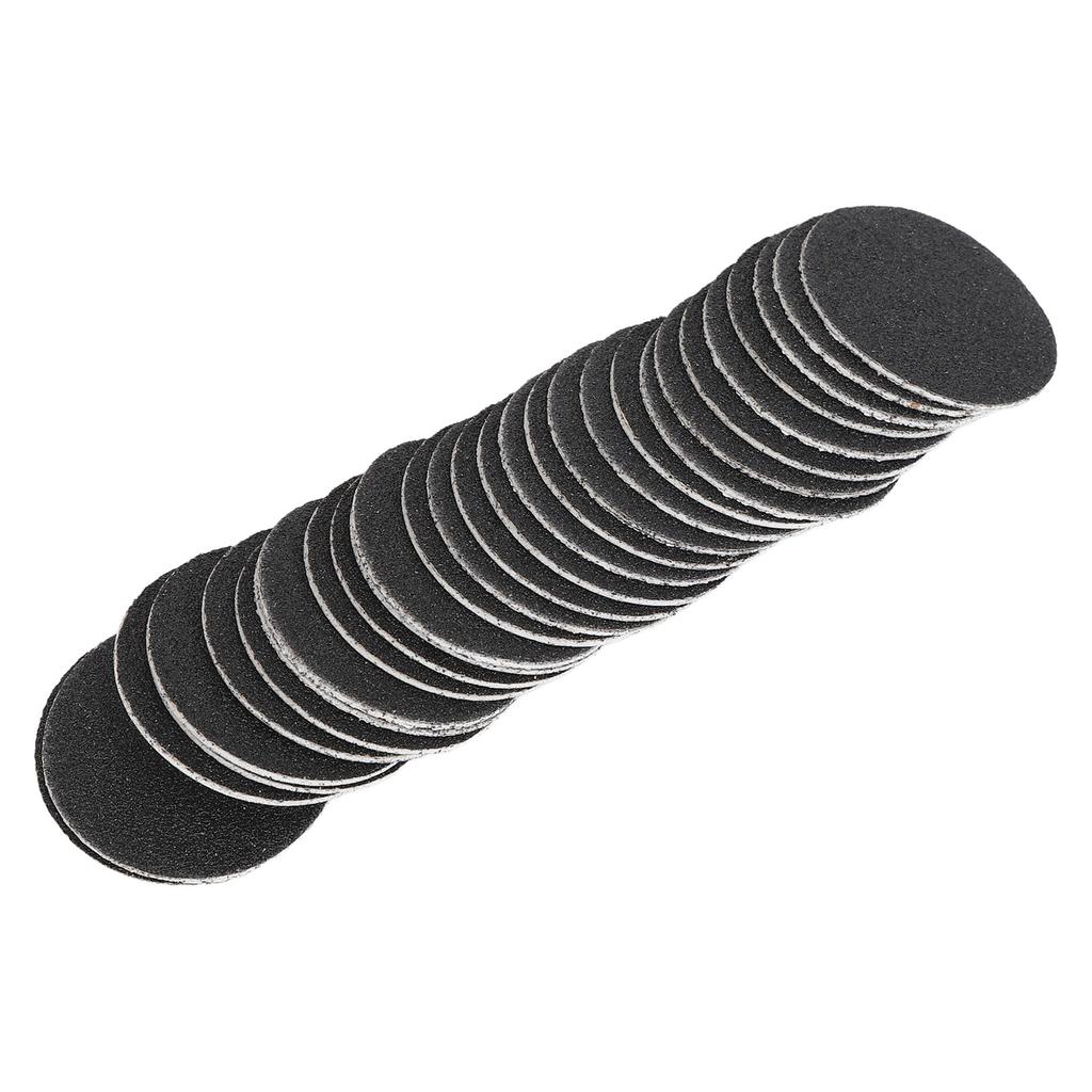 60pcs Callus Sandpaper Discs Pedicure 80 Grit Exfoliation Replacement Sandpaper Pad Grit Disk for Electric Foot File