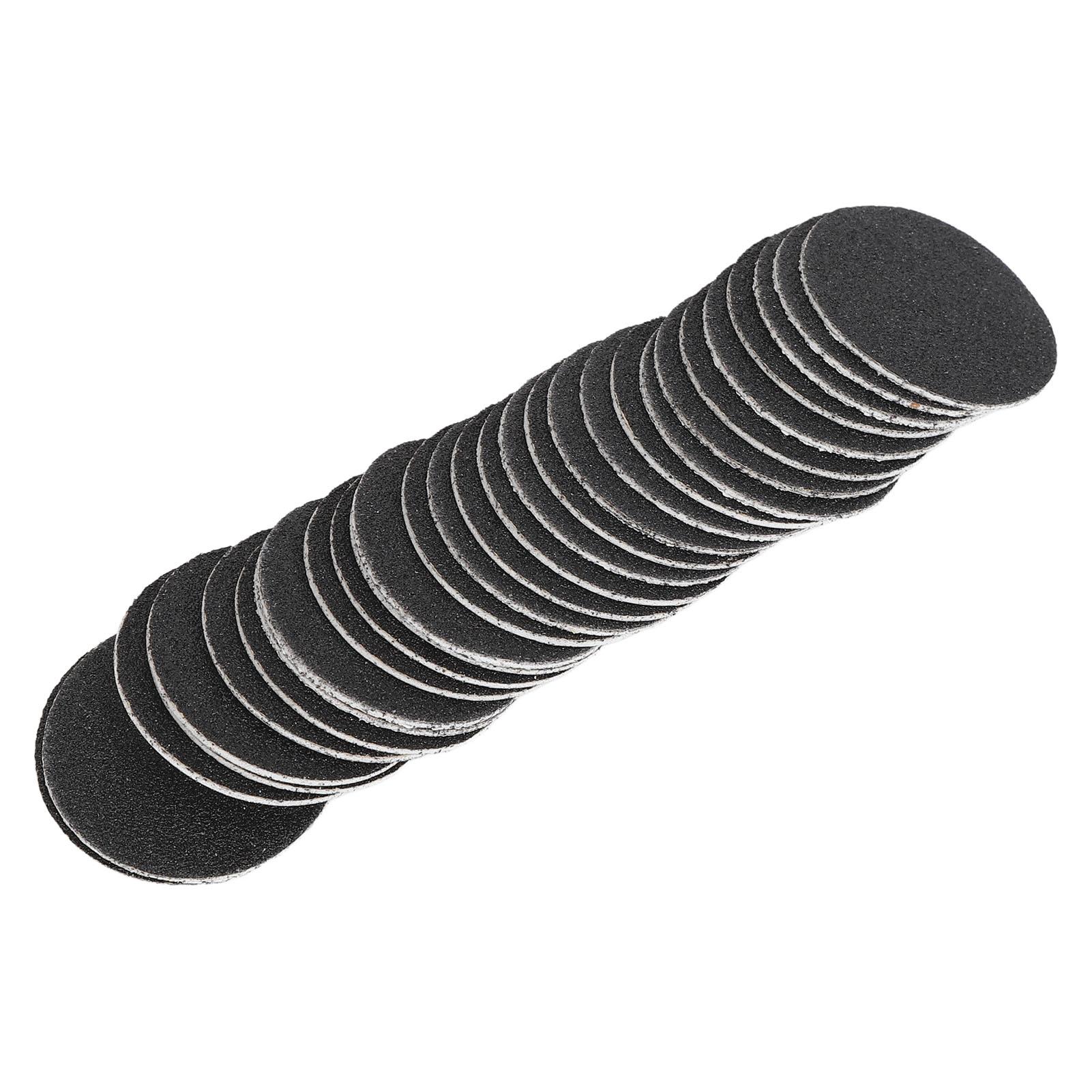 

60pcs Callus Sandpaper Discs 100 Grit Replaceable Sandpaper Discs Tip for Electric Foot Grinder
