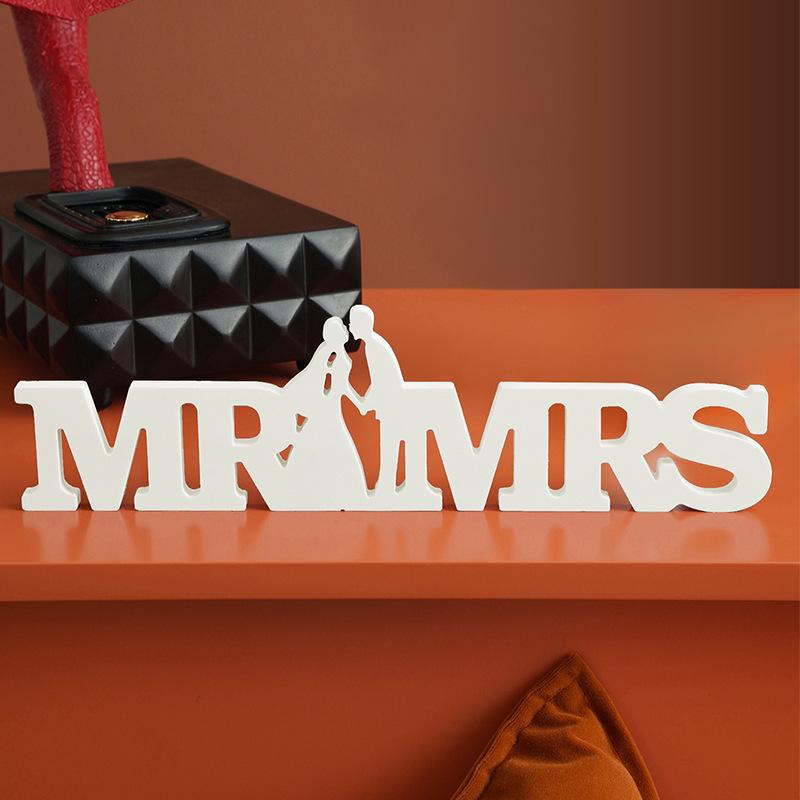 

WTEMPO Белая Свадебная Буква Украшения Настольные Свадебные Подарки Праздничные Свадебные Годовщины Украшения Дома 2pc белый