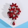 SKEDS Exquisite Women Girls Fashion Luxury Rhinestone Pendant Brooches Jewelry Vintage High Quality Shiny Boutique Badges Pins