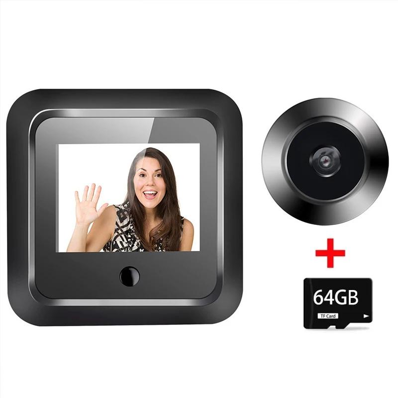 2.4 Inch Peephole 120° Smart Digital Door Viewer Camera Security Monitor 240X320 HD Visual Doorbell 300000 Pixels Resolutio