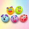 Funny Face Changing Dog Squishy Toy, 10cm Large Slow Rebound Stress Relief Squeeze Fidget Toy for Daily Pocket Decor Accessory