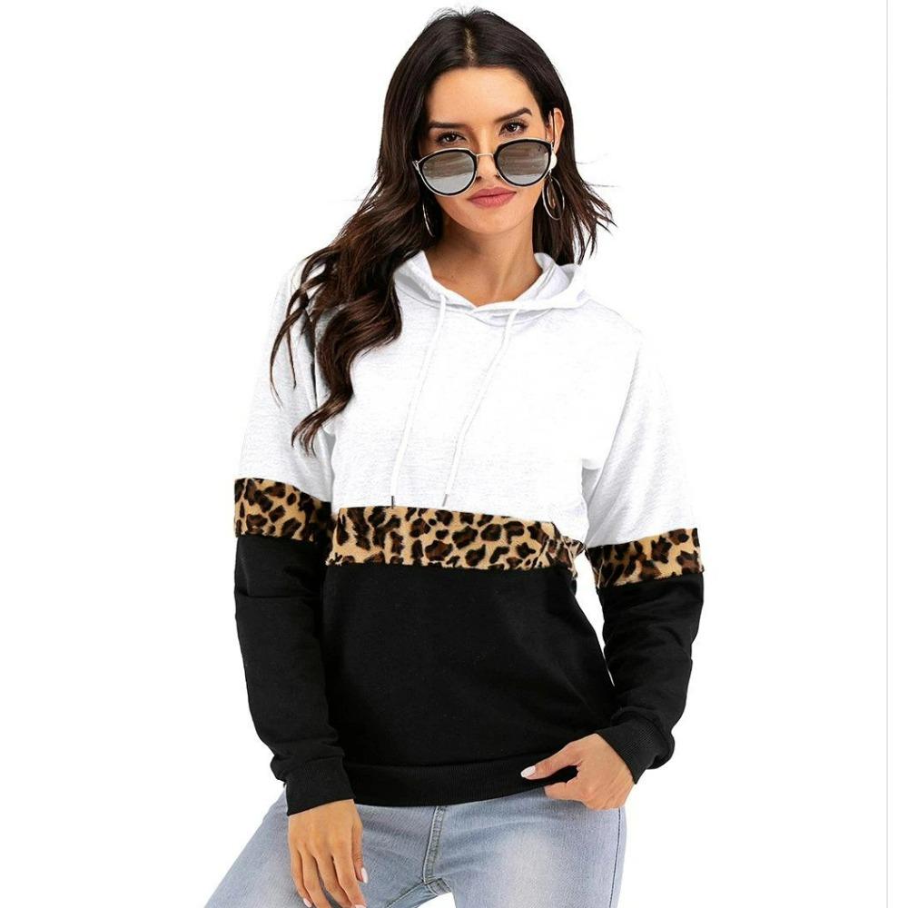 Fashion Sexy Leopard Print Hoodies Men Women Oversized Long Sleeve Pullover Casual Kids Hoodies Sweatshirt Clothing
