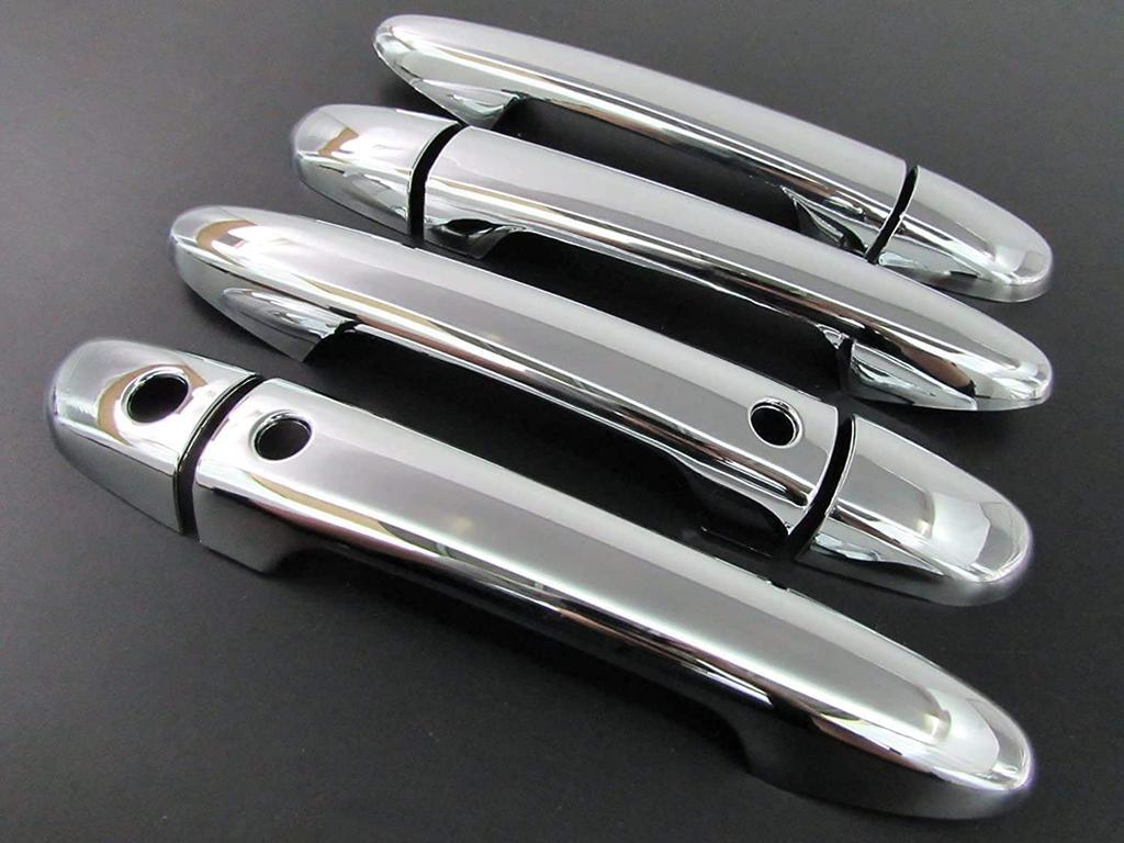 BRIGHTZ Chrom Türgriffabdeckungen für Demio DE Schlüssel (Erweitert Kompatibel) [DHC-NOBU-053] (DE3AS, DE3FS, DE5FS, DEJFS, DE3, DE5, DEJ, E3, E5, EJ, 3AS,