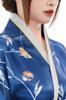 Mobbunny Perfect for Fireworks Summer and Photo Easy To Cute Flower Hair Blue Women's Yukata/Furisode Set, Festivals, Displays, Festivals, Shoots,
