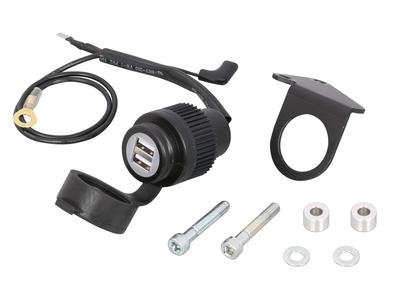 KITACO USB Power Kit Gixxer K TOUR GSX-S125/R125 (DL32B/33B), 250/SF250 (ED22B) 80-757-24400