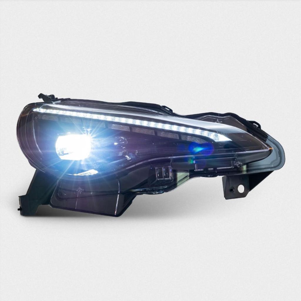 LED Projector Headlight Assembly for Toyota GT86 & Subaru BRZ: Sequential DRL & Flowing Turn Signals