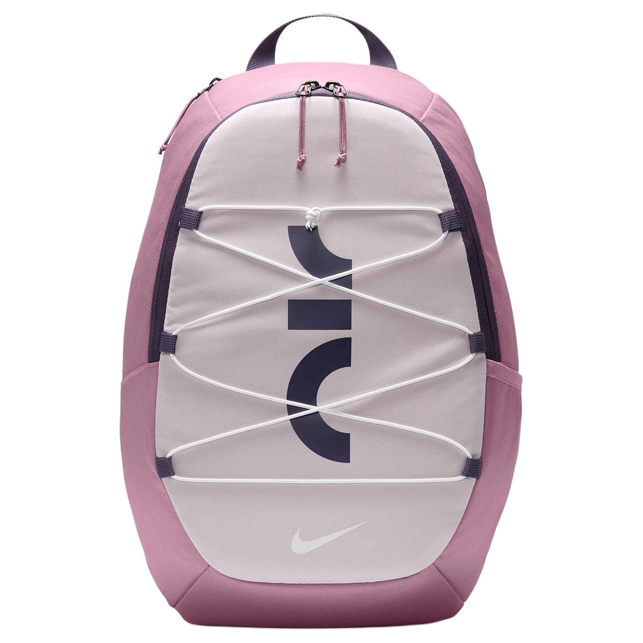 Nike Air 21L Thick Adjustable Shoulder Strap Comfortable Portable Polyester Backpack Unisex Backpack Plum-Pink DV6246-523 Plum Pink