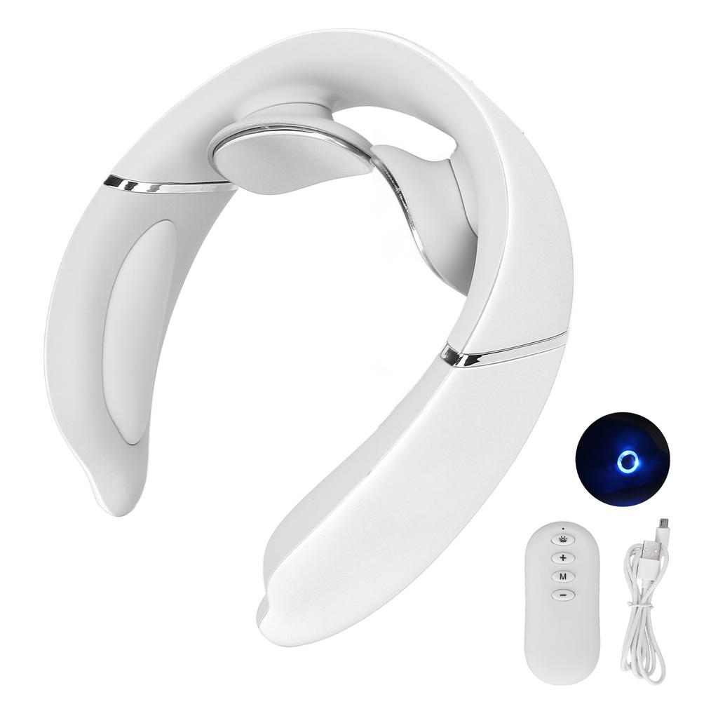 Elektrisches Nackenmassagegerät 6 Modi 16 Stärkestufen Sprachansage Intelligente Nackenentspannungsmassage