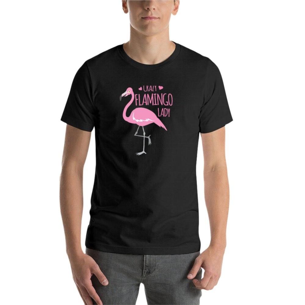 Crazy Flamingo lady Tshirt hippie clothes plus size tops vintage clothes shirts graphic tees mens clothes