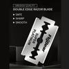 10/100pcs Premium Stainless Steel Razor Blades Double Edge Sharp Razors for All Skin Type for Shaves Beard Trimming Hair Removal