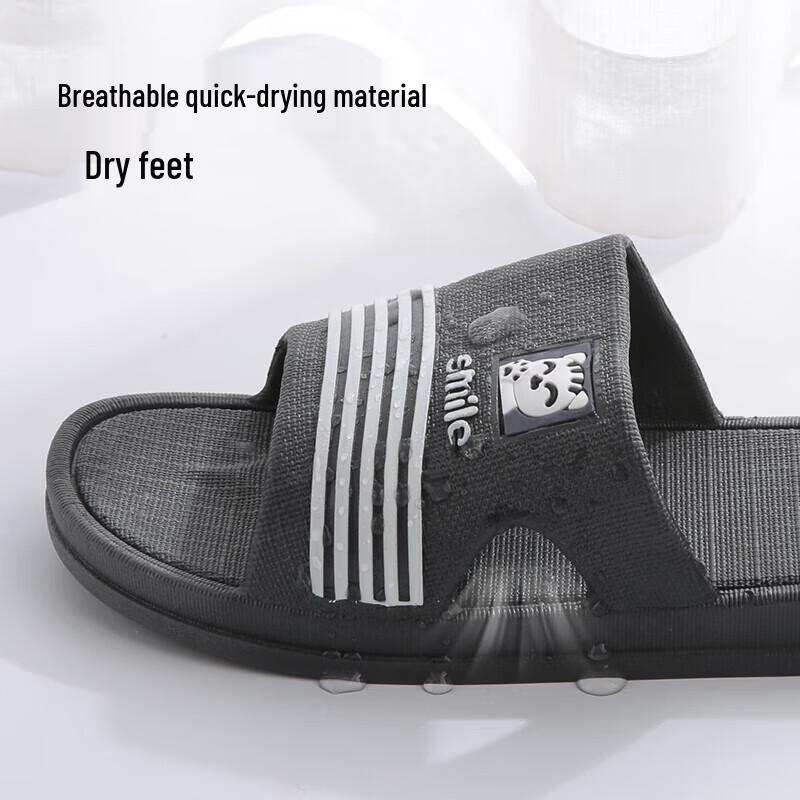Gureide Men's Summer Soft-Sole Bathroom Slippers