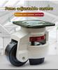 4Pcs 40F/40S Level Adjustment Caster Wheels Height Adjustable Wheel Casters Aluminum Alloy Workbench Caster Wheels