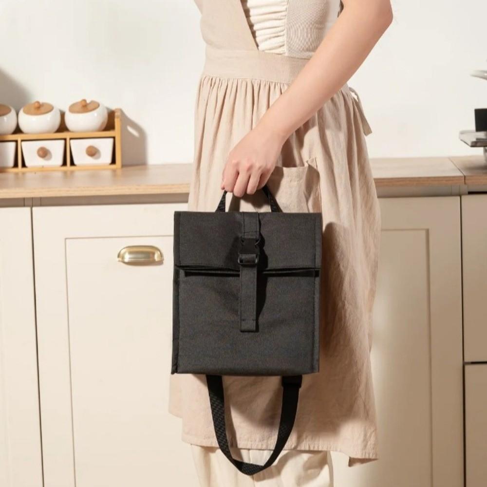 Large Capacity Insulated Lunch Bag Waterproof Picnic Pack Minimalist Thermal Bag  Travel