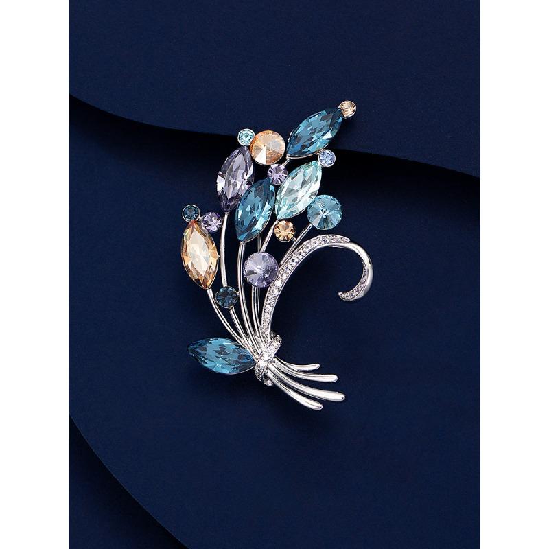

Брошь Blue Rite, элитная женская ниша, корсажная булавка