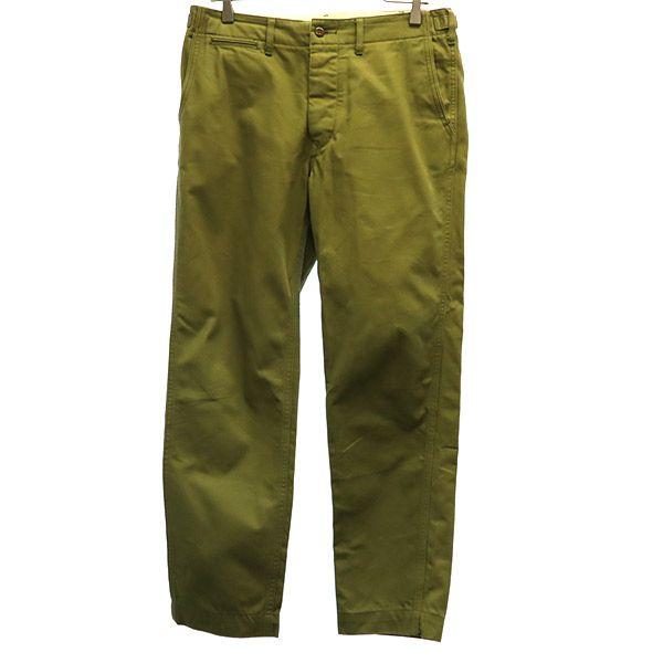 A VONTADE Made In Japan Button Fly Military Pants Green Men's Used