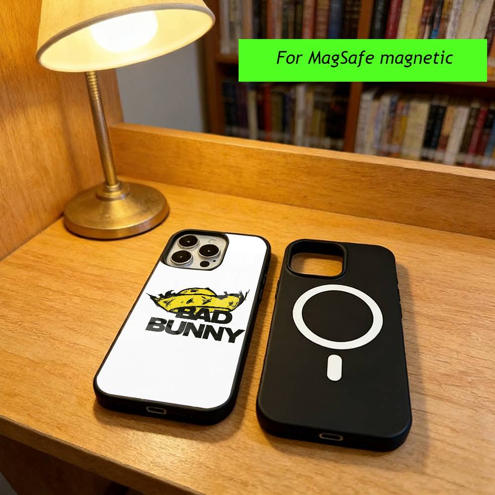 B-Bad B-Bunny DTMF Phone Case For iPhone17,16,15,14,13,12,11 Plus,Pro Magnetic For Magsafe Wireless Charging