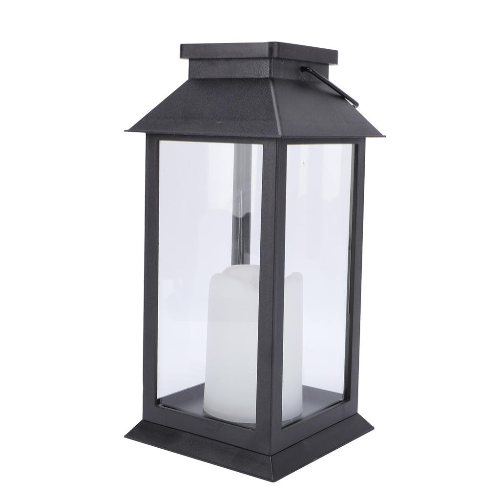 Solar Outdoor Hanging Lanterns, Flickering Flameless Candle Lanterns, IP65 Rainproof, Auto On Off, Rustproof Plastic