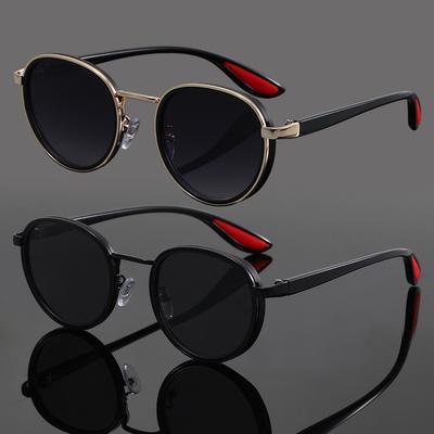 2PCS Couples Fashion Sunglasses Summer Party Vacation Golf Decorative Photo Shoot Holiday Gift for Men And Women XE3822