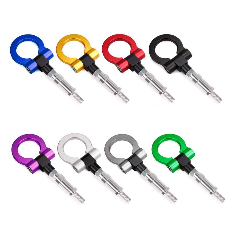 RASTP-Racing Car Billet Aluminum Screw-On Front Auto Tow HooK Ring Kit for Honda FIT 2004 RS-TH008-3