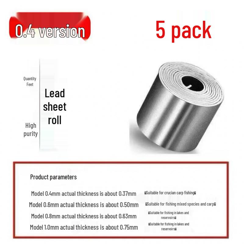 Blei-Klebeband Rolle Angelfischköder Set - Weiches, schnell anzubringendes Angelzubehör