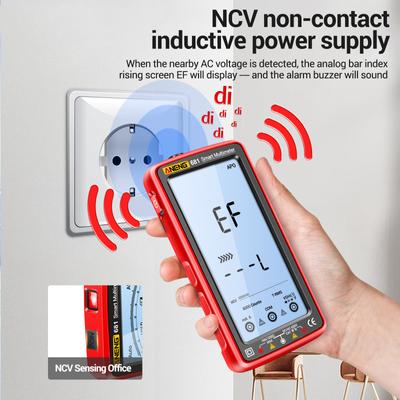 ANENG 681 6000 Zählt Digitalmultimeter Smart Anti-Burn Wiederaufladbares Universalmessgerät NCV-Tester