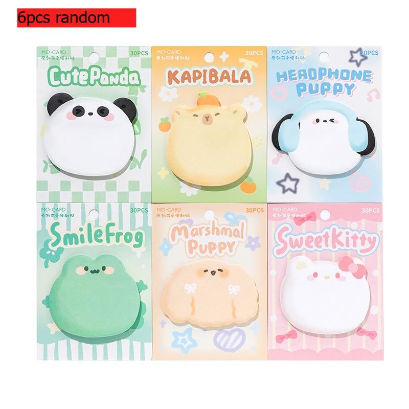 Cute Pet Photo Office School Supplies Sticker Series Healing Hand Painted Student Wall Message Paper Memo Pad Kawaii Stationery